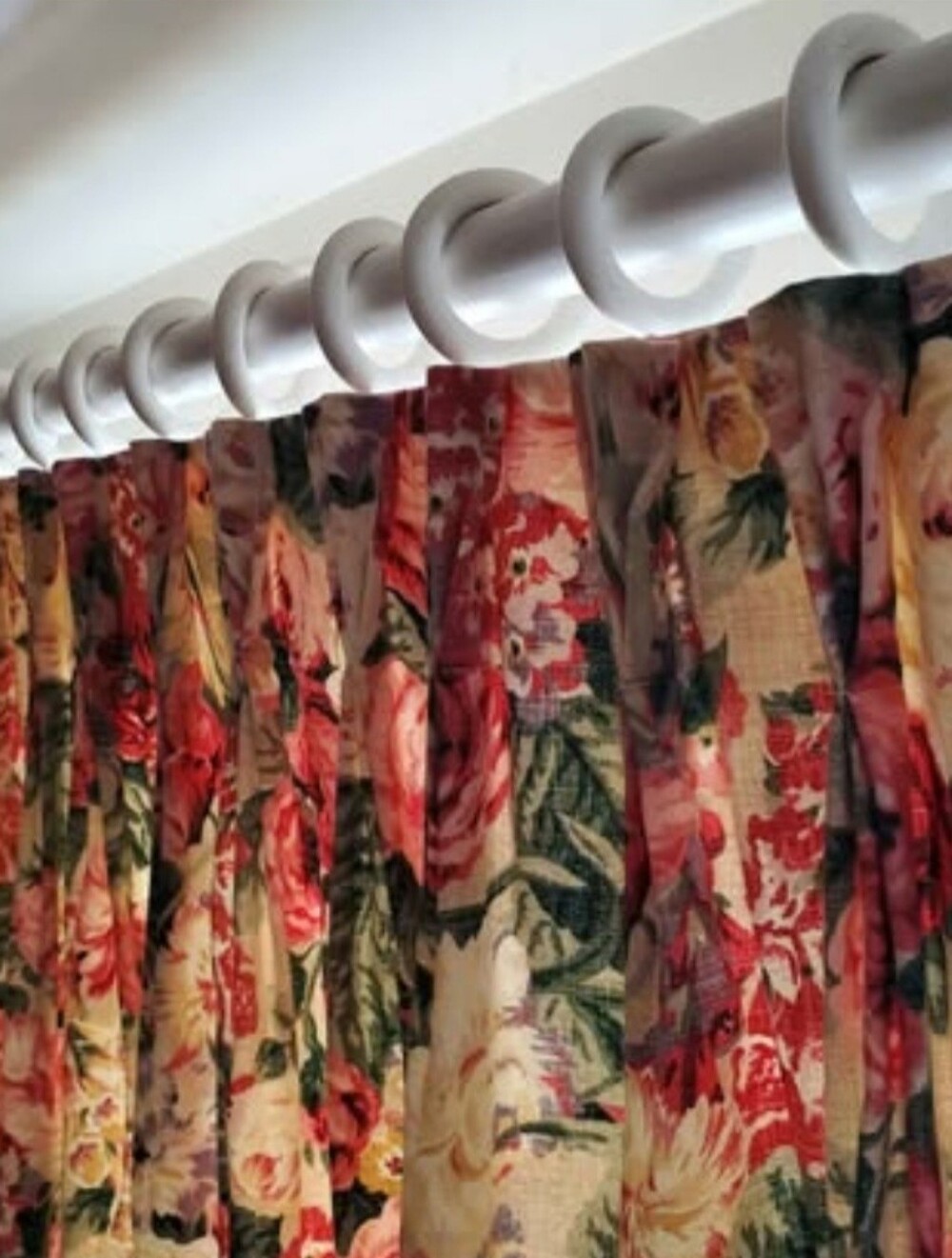 Vintage Waiverly Pinch Pleat Drape Panels Lookout Mountain Cottagecore